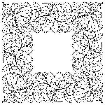 (image for) Leaf and Pearl 1 Border and Corner-L04438* - Click Image to Close